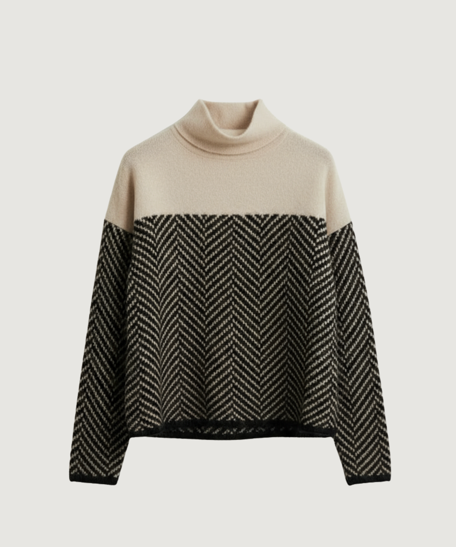 ADELIE | Suéter de cuello alto premium de elegante tejido