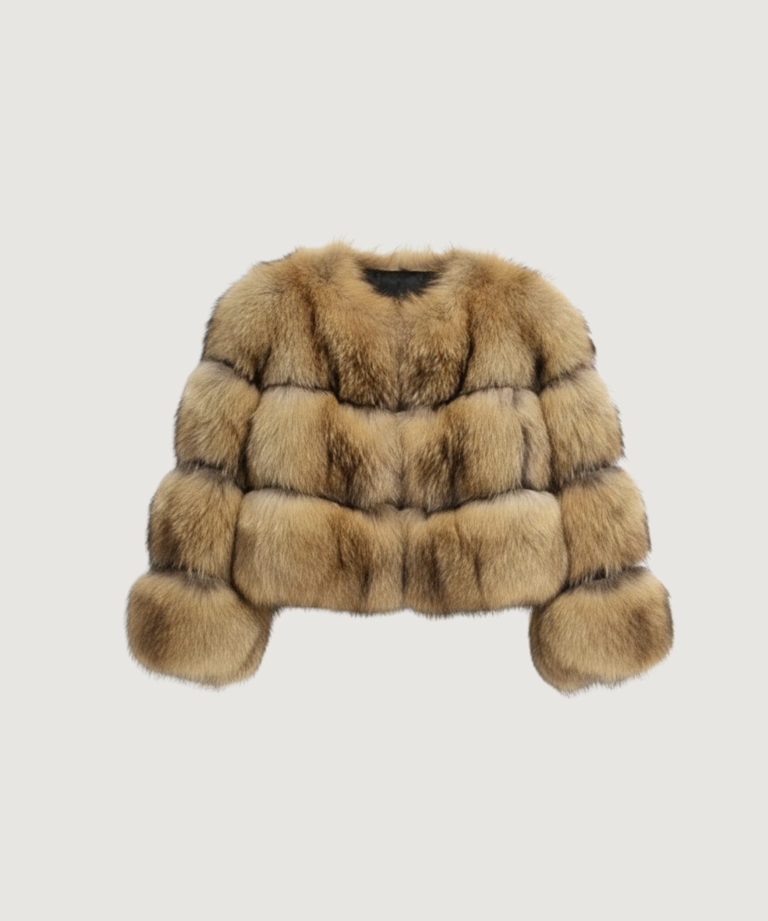 Abrigo corto de piel